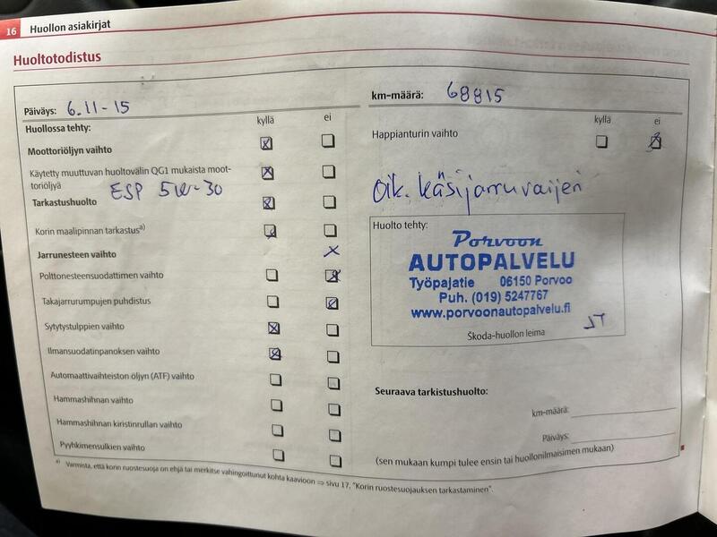 Skoda Fabia vaihtoauto