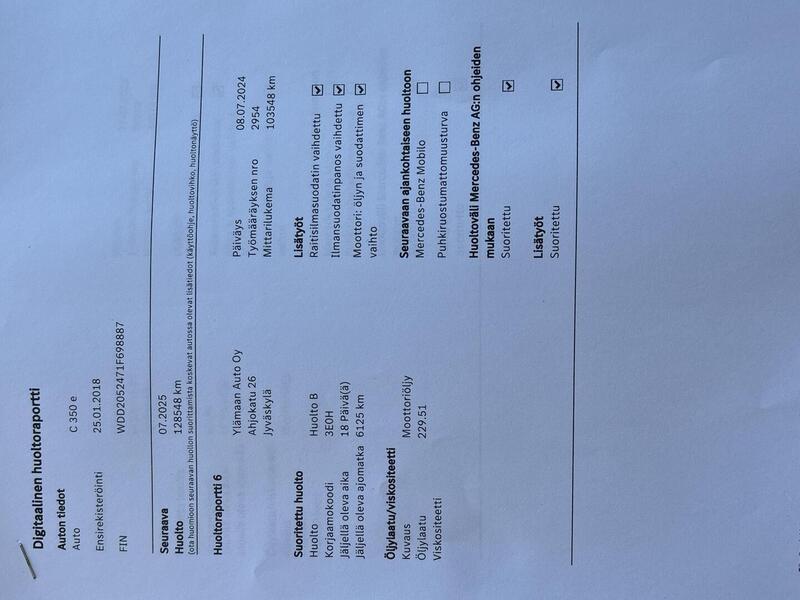 Mercedes-Benz C vaihtoauto