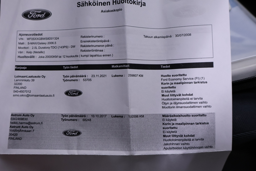 Ford S-MAX vaihtoauto