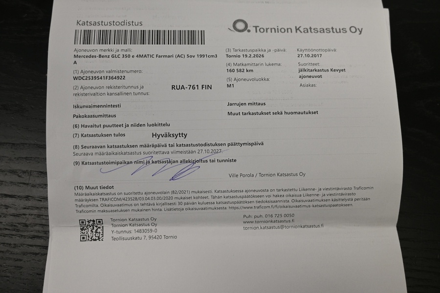 Mercedes-Benz GLC vaihtoauto