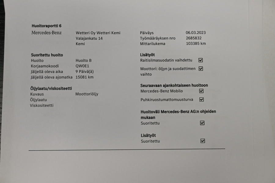 Mercedes-Benz GLC vaihtoauto