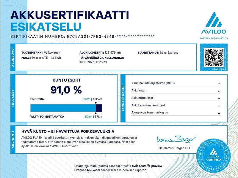 Volkswagen Passat vaihtoauto