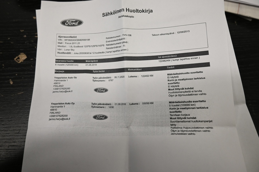 Ford Focus vaihtoauto