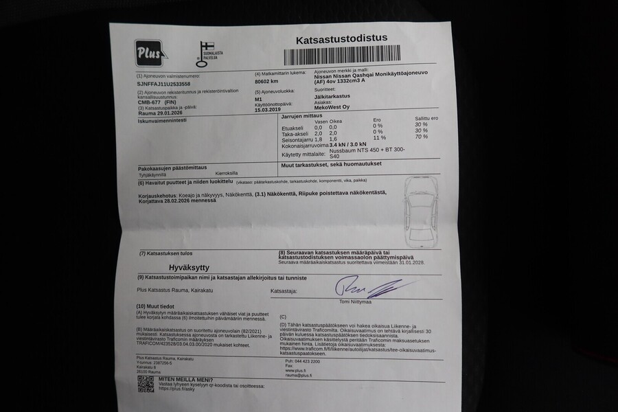 Nissan Qashqai vaihtoauto