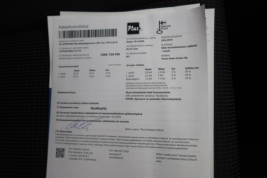 Kia Sportage vaihtoauto