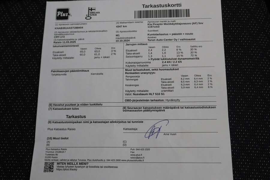 Kia Picanto vaihtoauto