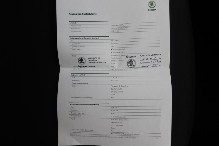 Skoda Karoq vaihtoauto