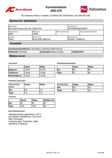 Kia Ceed vaihtoauto