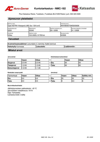 Opel Astra vaihtoauto