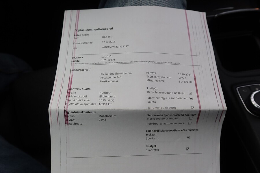 Mercedes-Benz GLA vaihtoauto