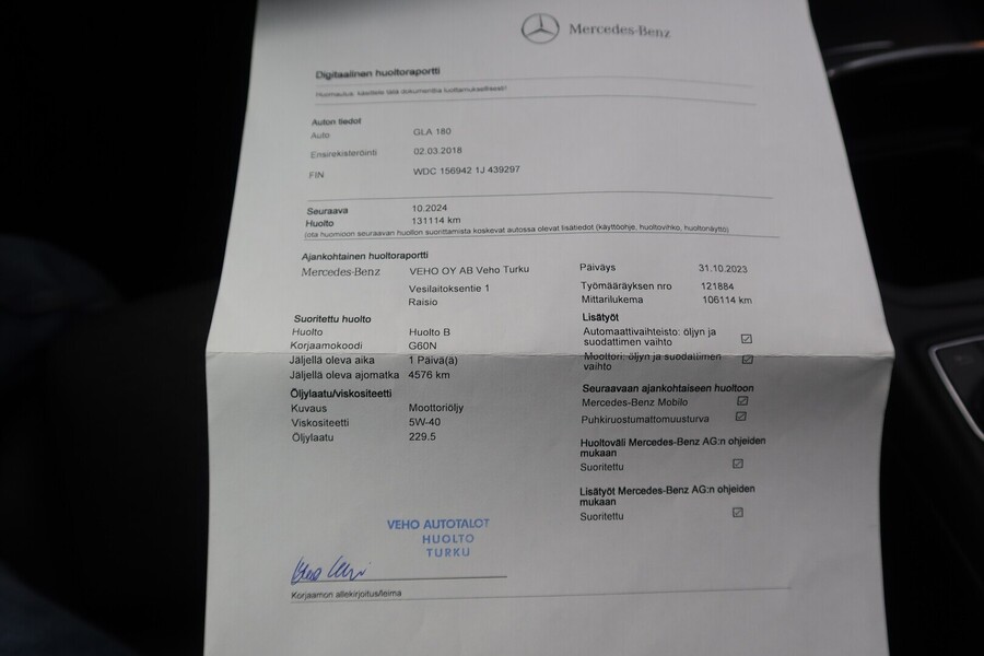 Mercedes-Benz GLA vaihtoauto