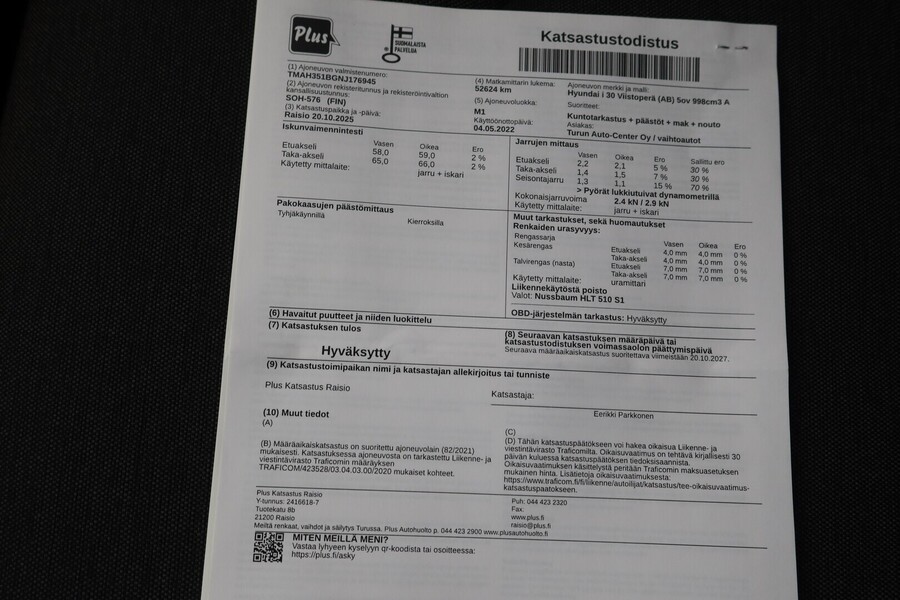 Hyundai i30 Hatchback vaihtoauto