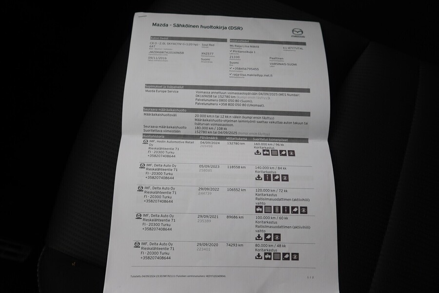 Mazda CX-3 vaihtoauto