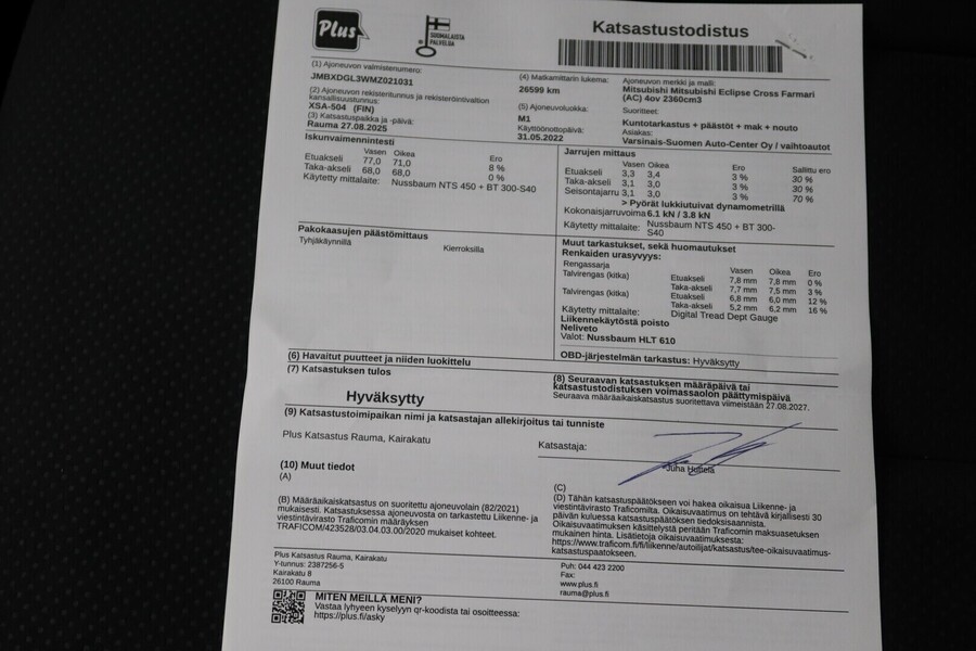 Mitsubishi Eclipse Cross vaihtoauto