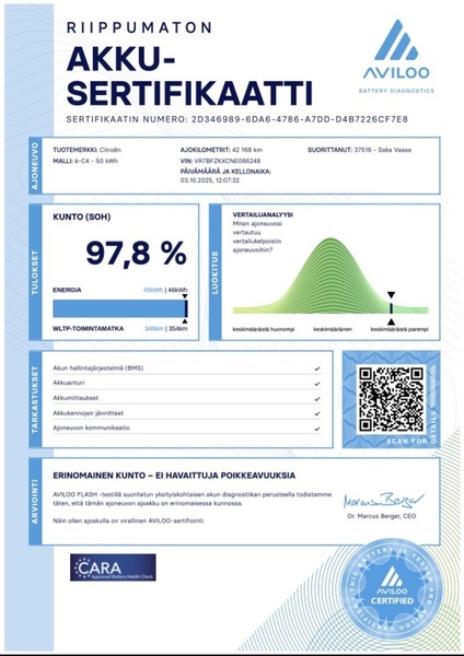 Citroën e-C4 X vaihtoauto