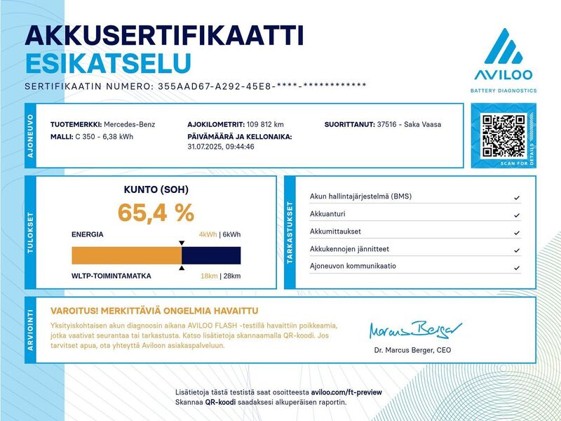 Mercedes-Benz C vaihtoauto