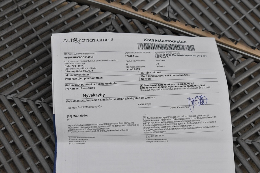 Peugeot 3008 vaihtoauto