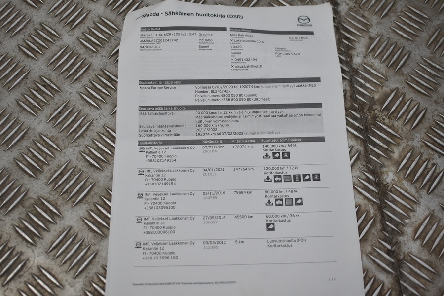 Mazda 3 vaihtoauto