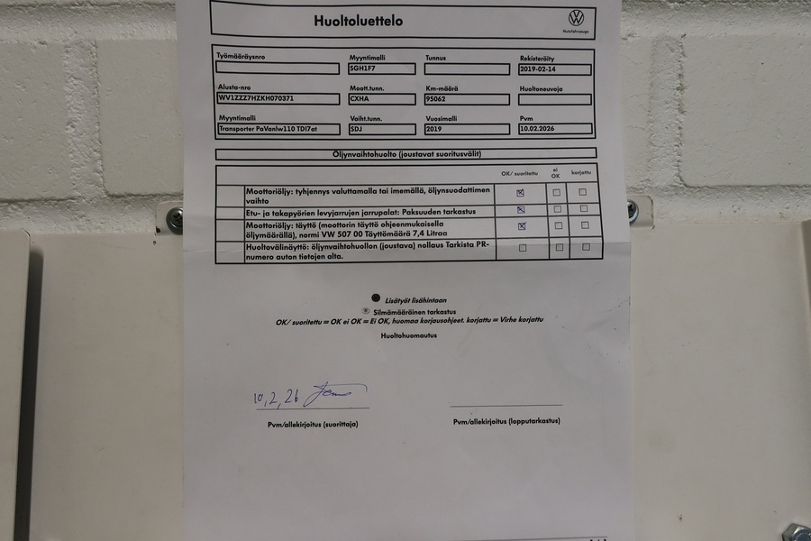 Volkswagen Transporter vaihtoauto