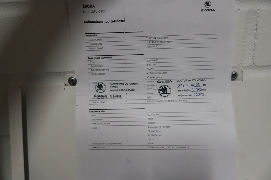 Skoda Superb vaihtoauto