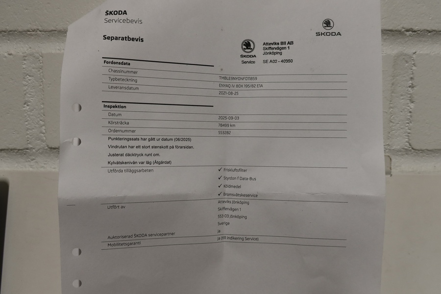 Skoda Enyaq vaihtoauto