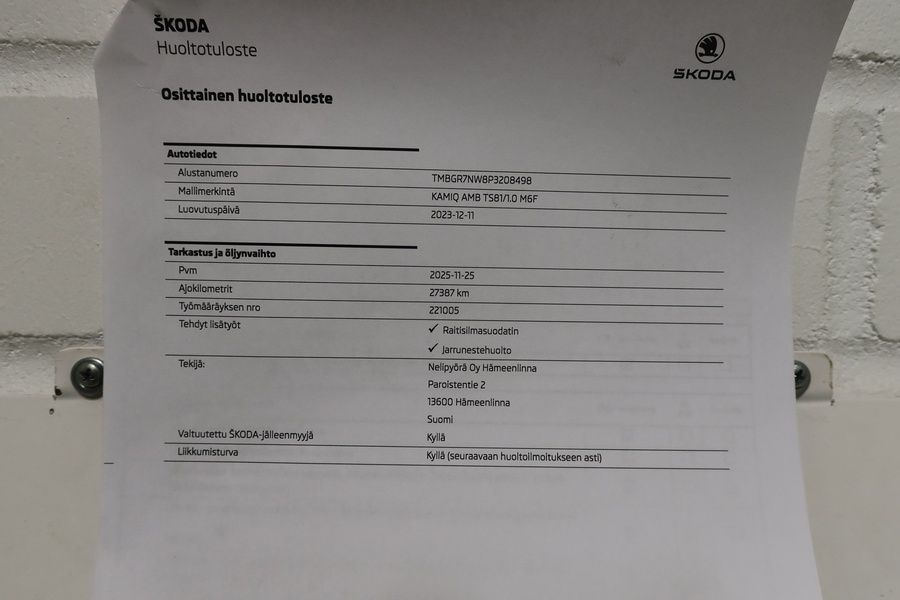 Skoda Kamiq vaihtoauto