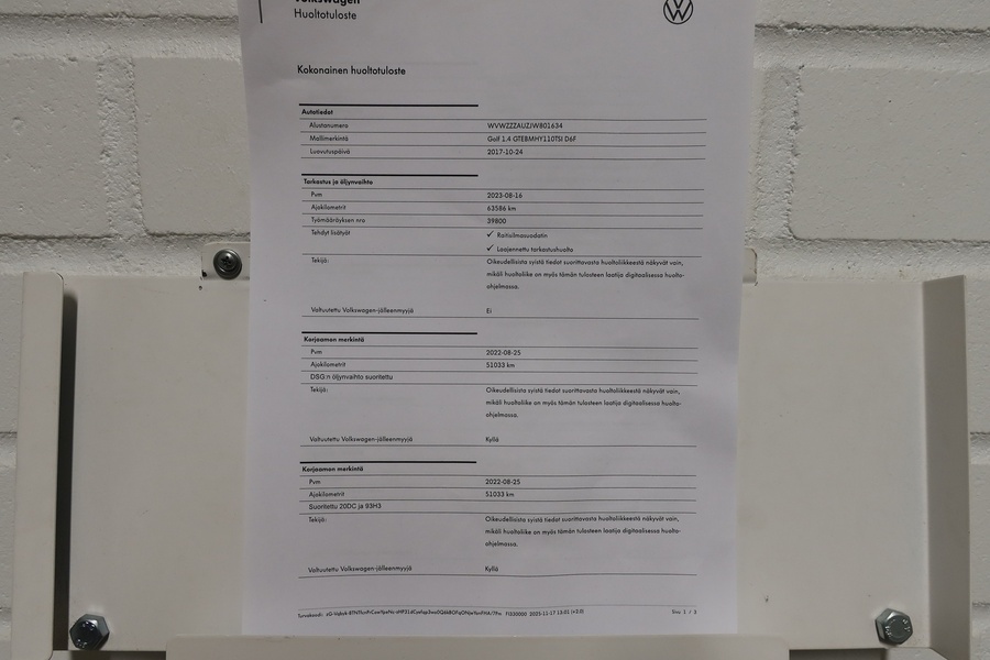 Volkswagen Golf vaihtoauto