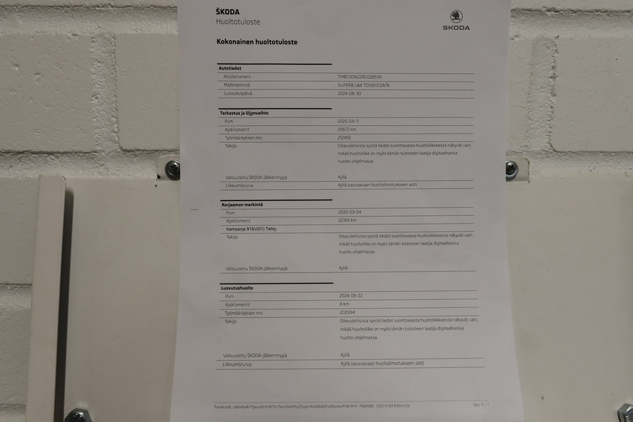 Skoda Superb vaihtoauto