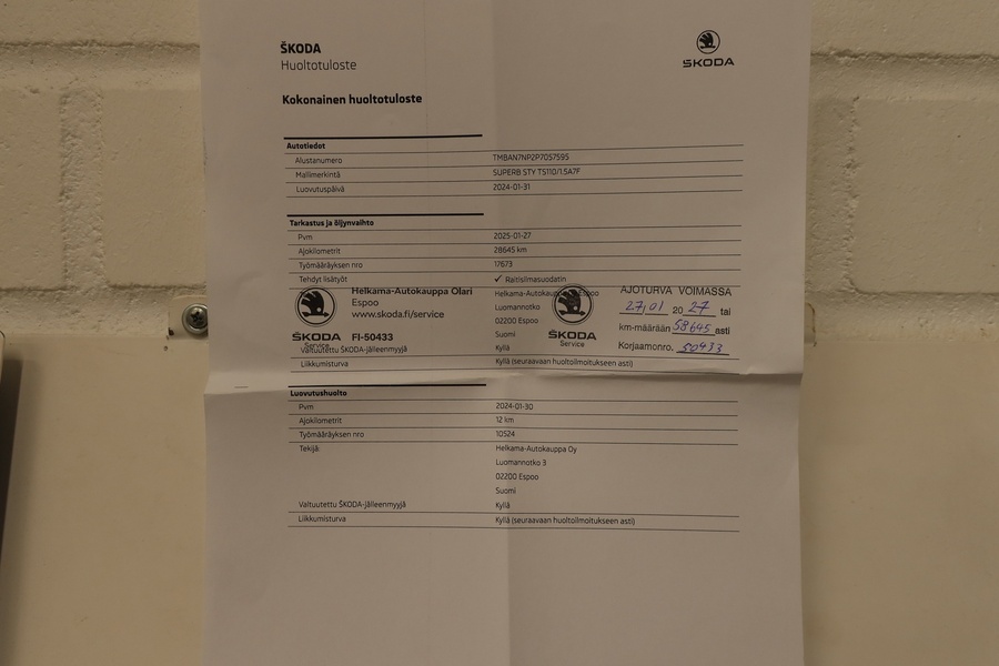 Skoda Superb vaihtoauto