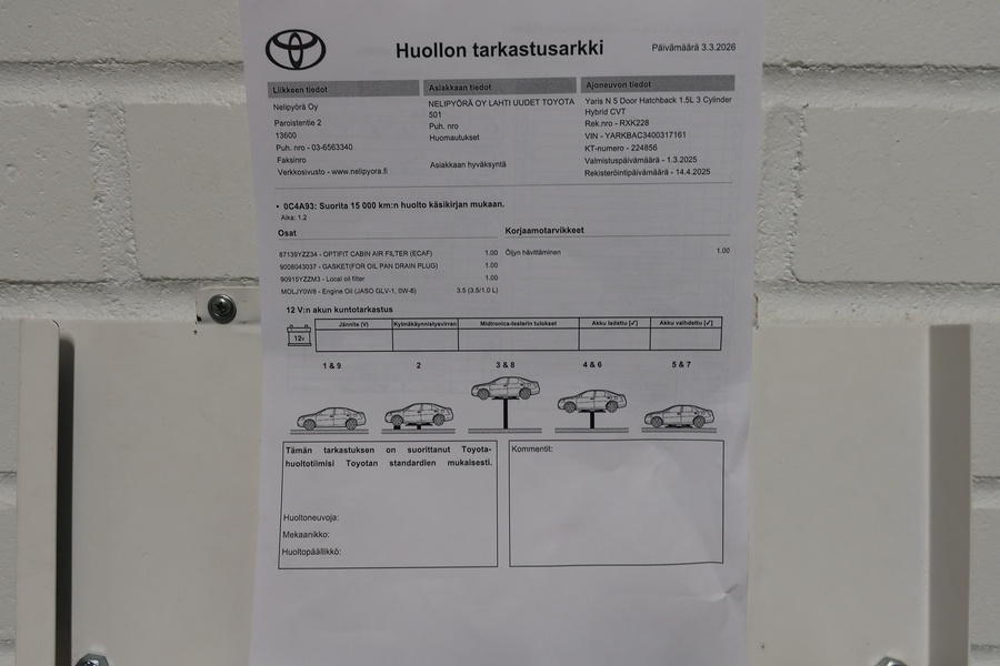 Toyota Yaris vaihtoauto