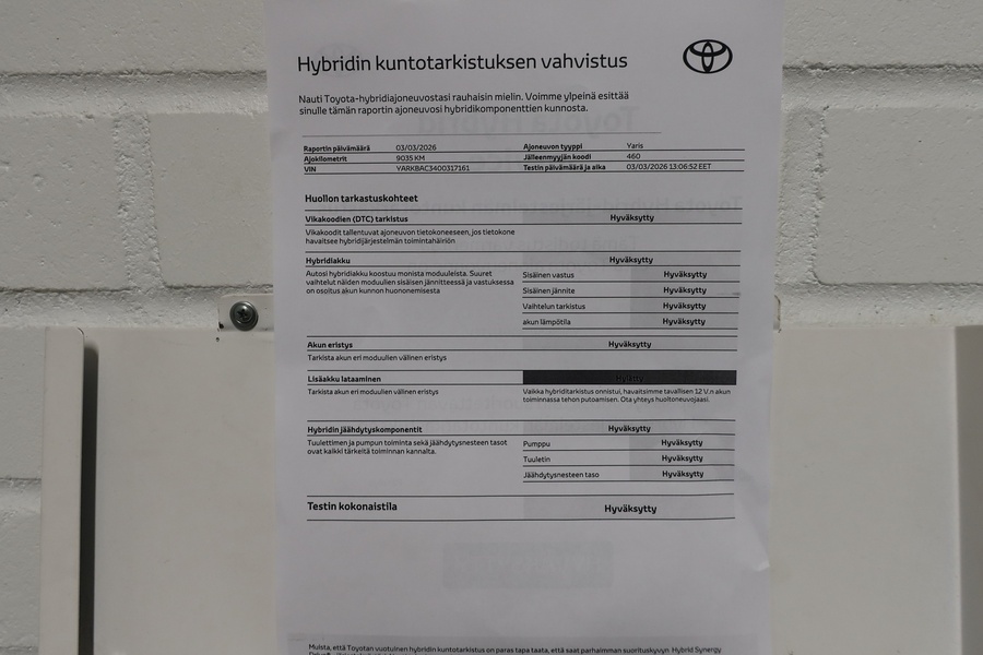 Toyota Yaris vaihtoauto