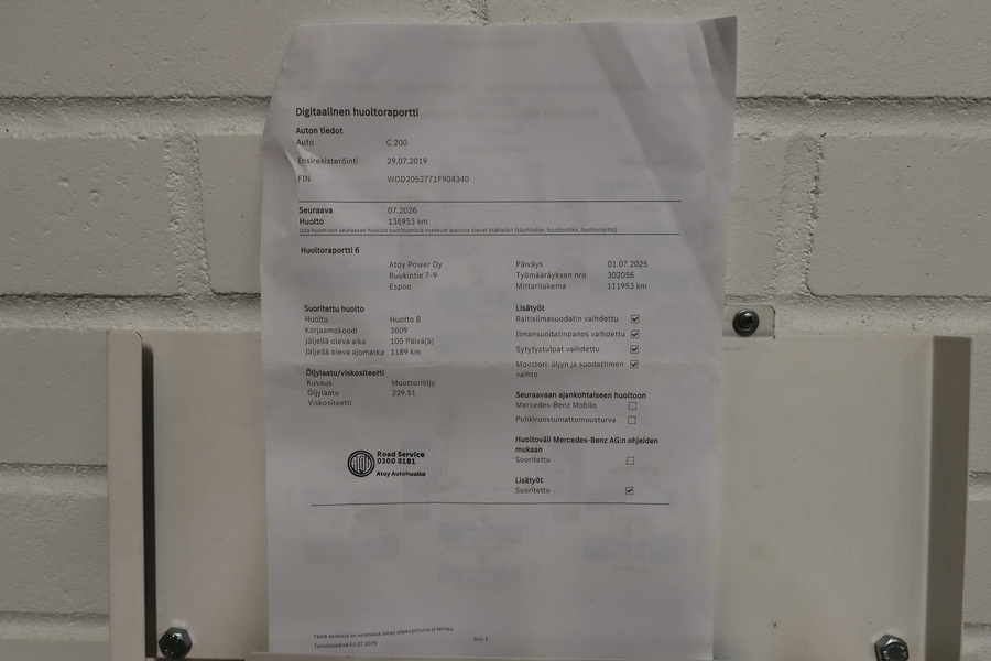 Mercedes-Benz C vaihtoauto