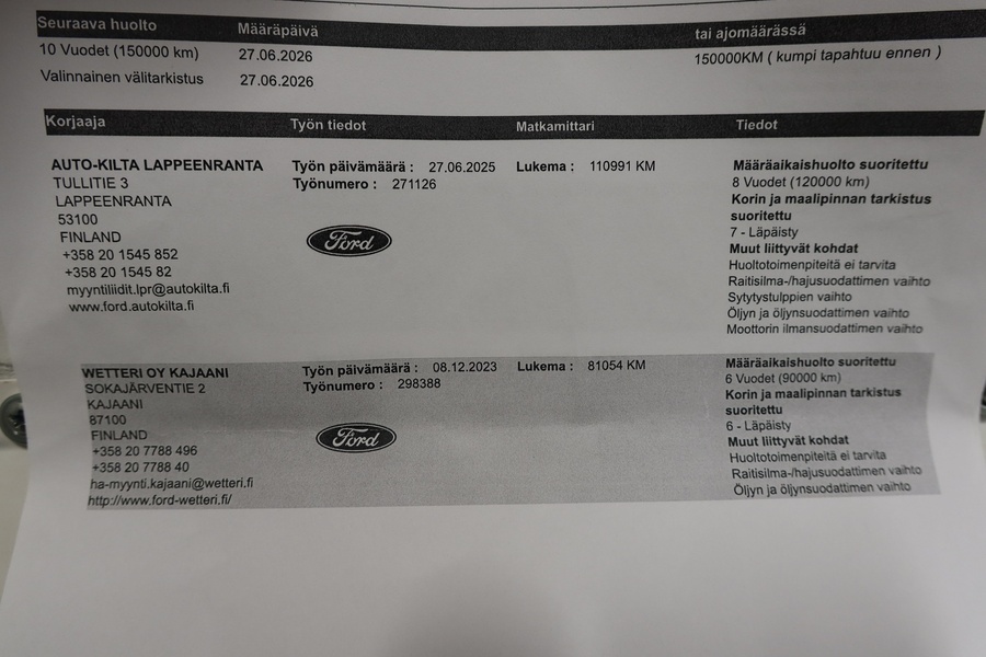 Ford Focus vaihtoauto