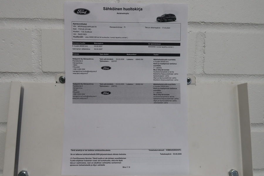 Ford Focus vaihtoauto