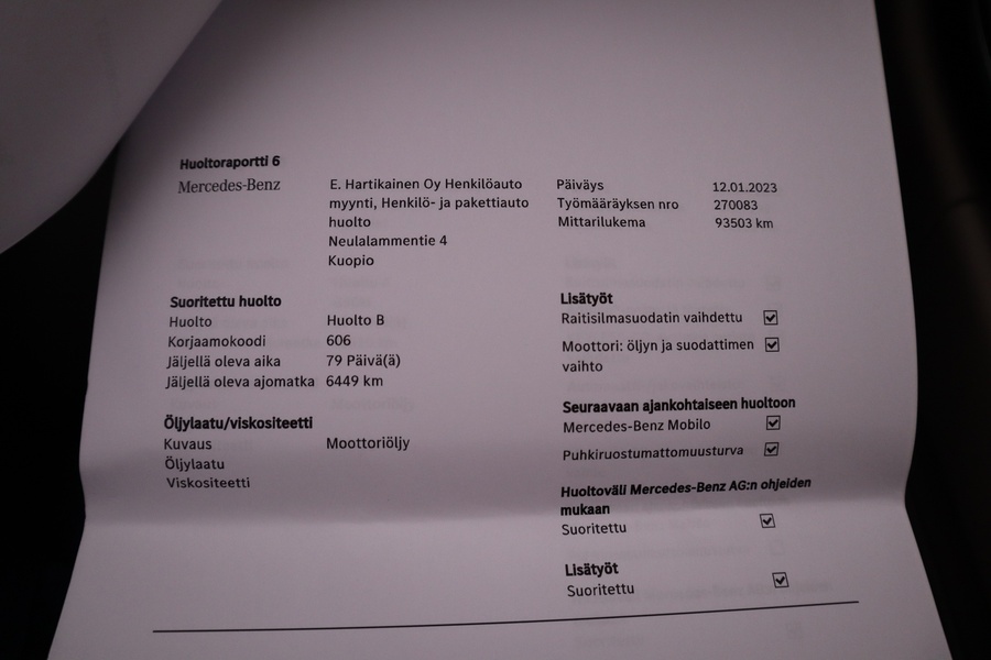 Mercedes-Benz C vaihtoauto