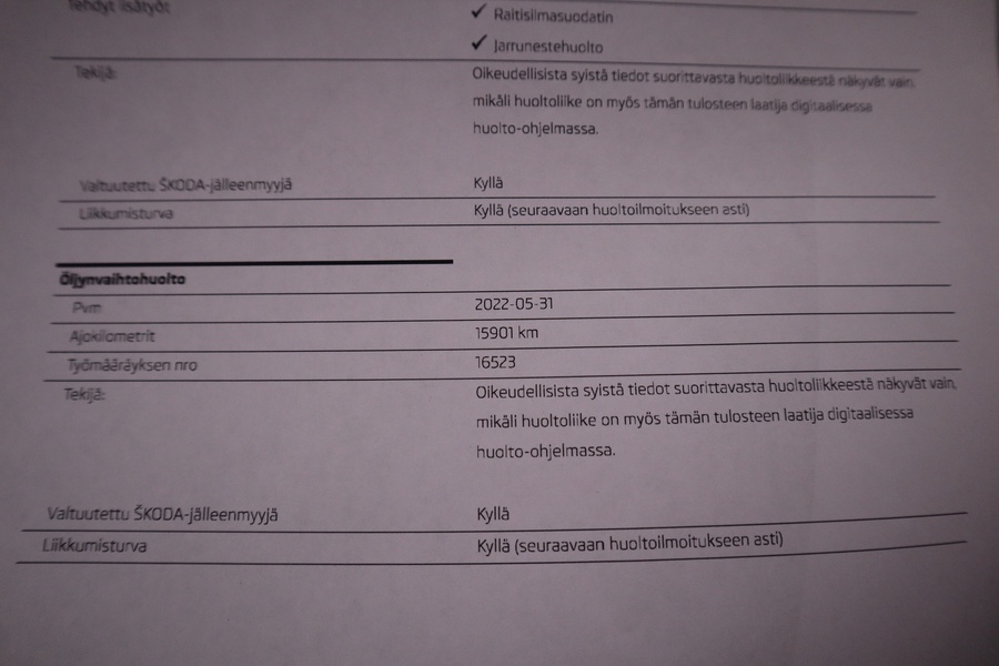 Skoda Octavia vaihtoauto