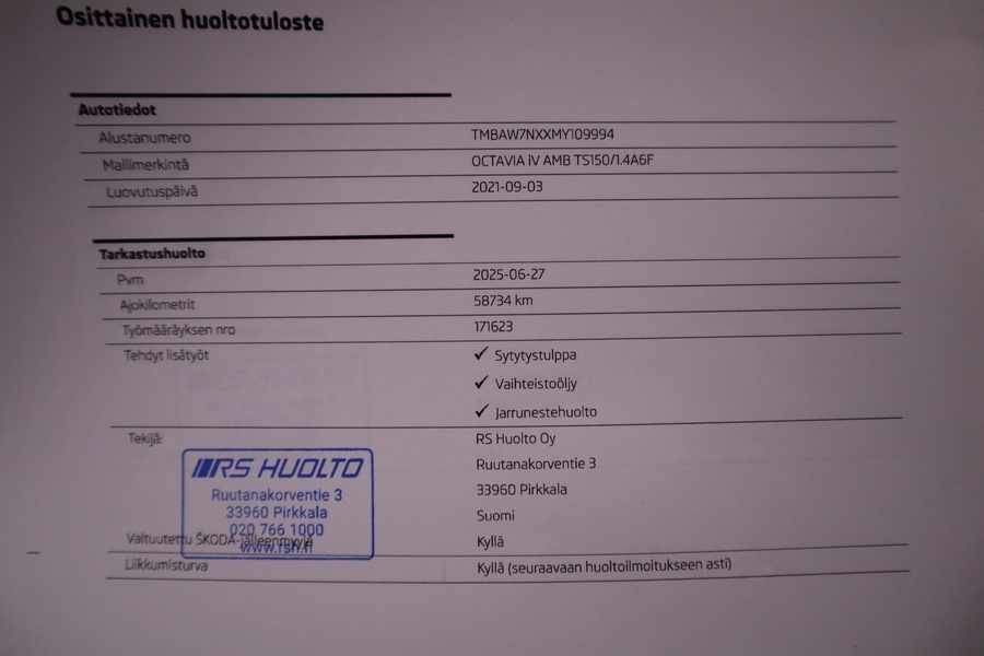 Skoda Octavia vaihtoauto