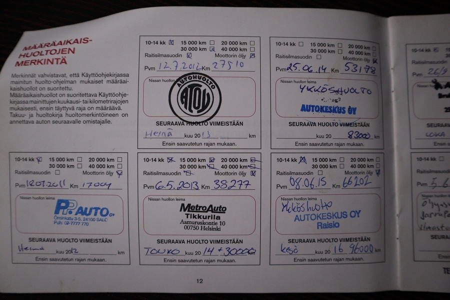 Nissan NOTE vaihtoauto