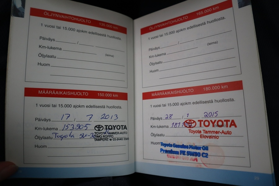 Toyota Avensis vaihtoauto