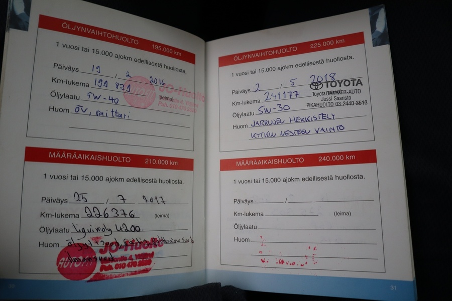 Toyota Avensis vaihtoauto