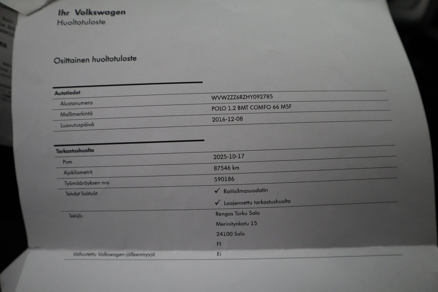 Volkswagen Polo vaihtoauto