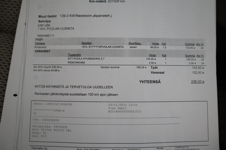 Hyundai Santa Fe vaihtoauto