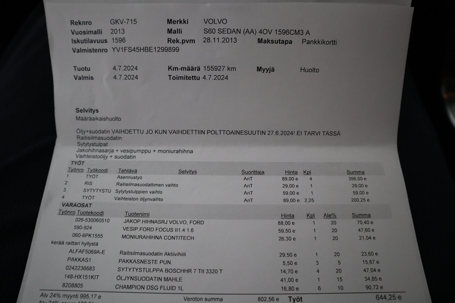 Volvo S60 vaihtoauto