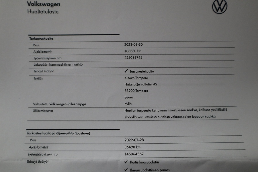 Volkswagen Golf vaihtoauto