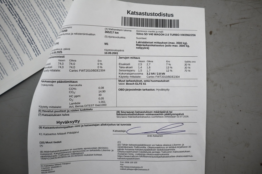 Volvo V40 vaihtoauto