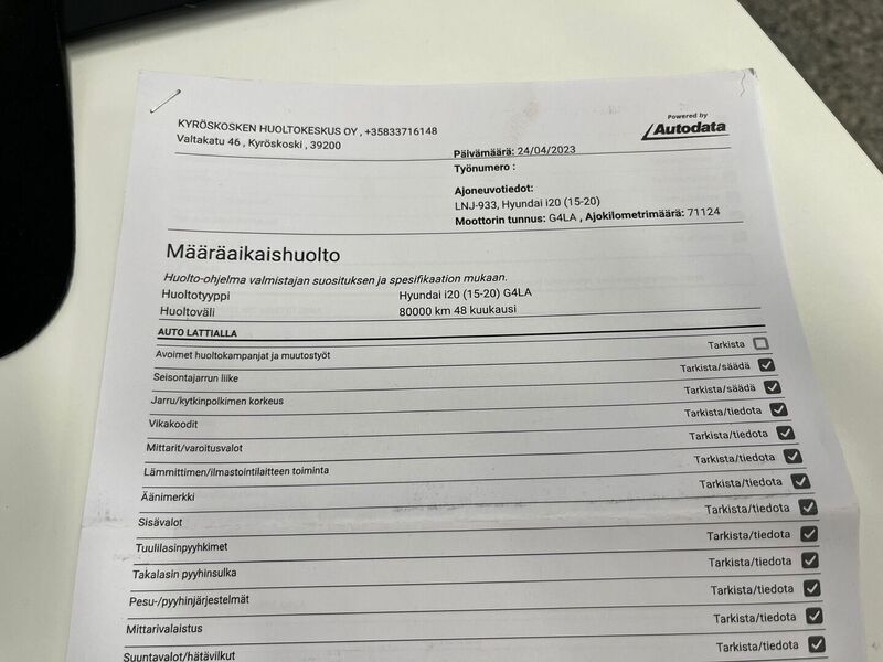 Hyundai i20 vaihtoauto