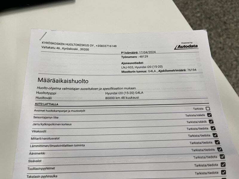 Hyundai i20 vaihtoauto