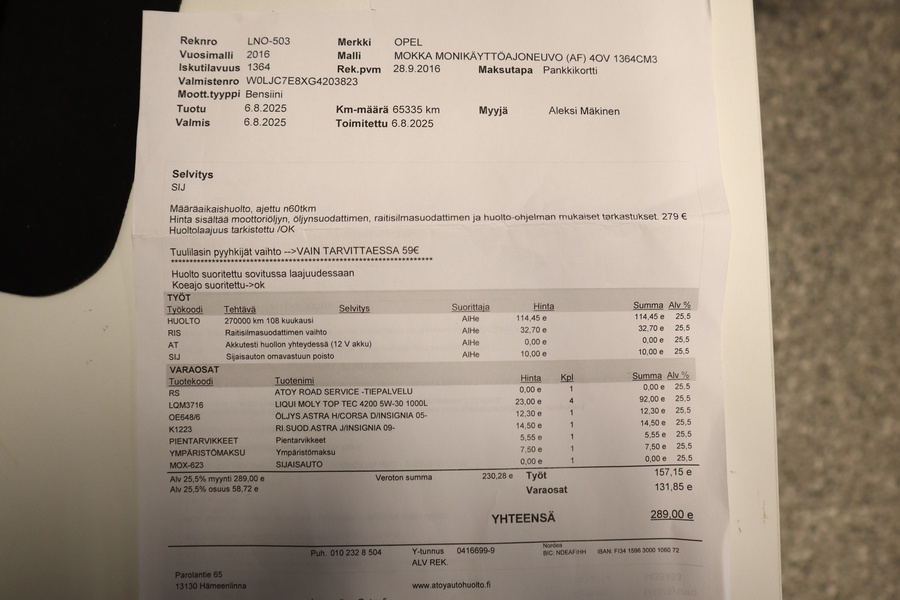 Opel Mokka vaihtoauto