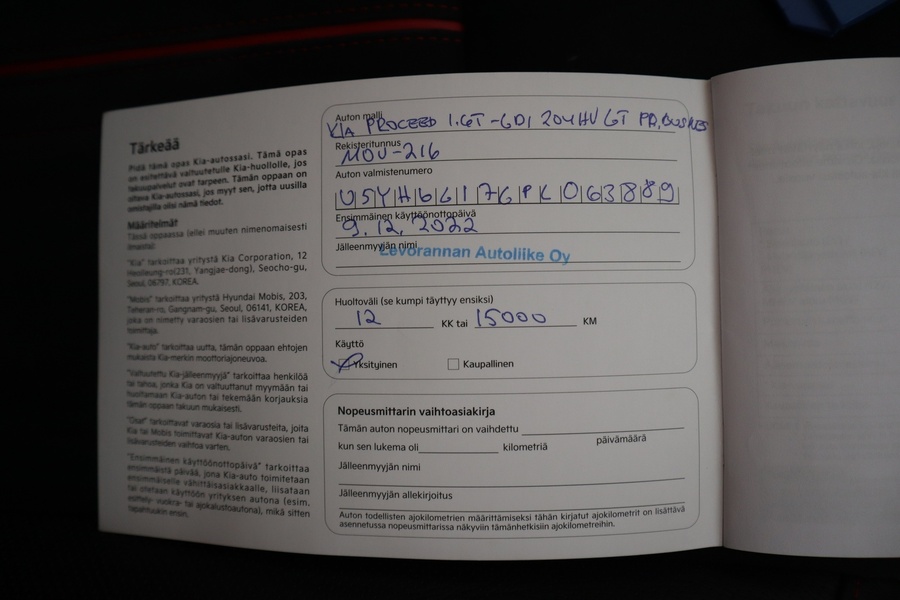 Kia Proceed vaihtoauto