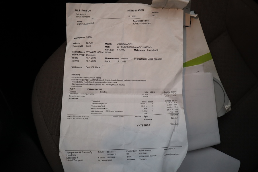 Volkswagen Jetta vaihtoauto